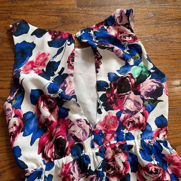 Olive & Oak Pink, Blue and Green Floral Dress - Picture 6 of 6